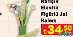 KARIŞIK ELASTİK FİGÜRLÜ JEL KALEM KARIŞIK ELASTİK FİGÜRLÜ JEL KALEM